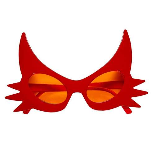 Kırmızı Renk Bıyık Tasarımlı Kedi Gözlüğü 19x11 cm Kırmızı Renk Bıyık Tasarımlı Kedi Gözlüğü 19x11 cm