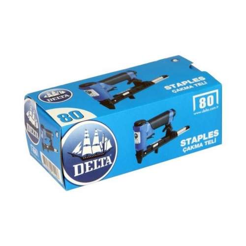 Delta 80/12 Çakma Zımba Teli 3000 Adet Kutu Delta 80/12 Çakma Zımba Teli 3000 Adet Kutu