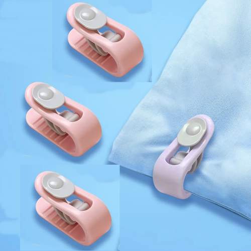 4 Adet Mandallı İğnesiz Yorgan Kılıfı Nevresim Sabitleme Klips Takımı 4 Adet Mandallı İğnesiz Yorgan Kılıfı Nevresim Sabitleme Klips Takımı