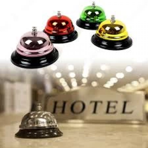 Metal Renkli Masa Otel Resepsiyon Zili Metal Renkli Masa Otel Resepsiyon Zili