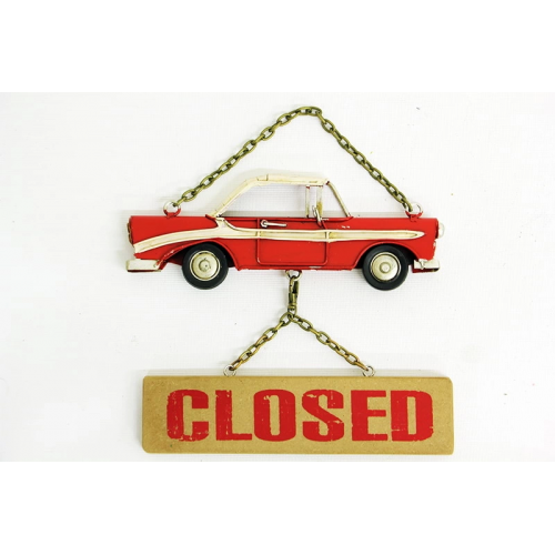 Vintage Tasarım Dekoratif Metal Kapı Yazısı Araba Vintage Tasarım Dekoratif Metal Kapı Yazısı Araba