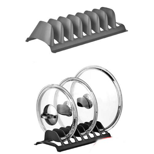 8 Bölmeli Tencere Kapak Rafı - Simple Tabaklık - Kapak Organizeri 8 Bölmeli Tencere Kapak Rafı - Simple Tabaklık - Kapak Organizeri