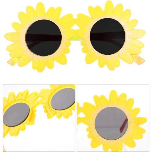 Sarı Renk Papatya Şekilli Parti Gözlüğü 18x10 cm Sarı Renk Papatya Şekilli Parti Gözlüğü 18x10 cm