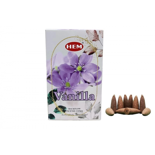 Vanilla Back Flow Konik Tütsü 10lu.