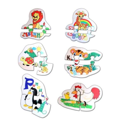 Hayvanlar 2+ Keçe Yapboz - Puzzle Hayvanlar 2+ Keçe Yapboz - Puzzle