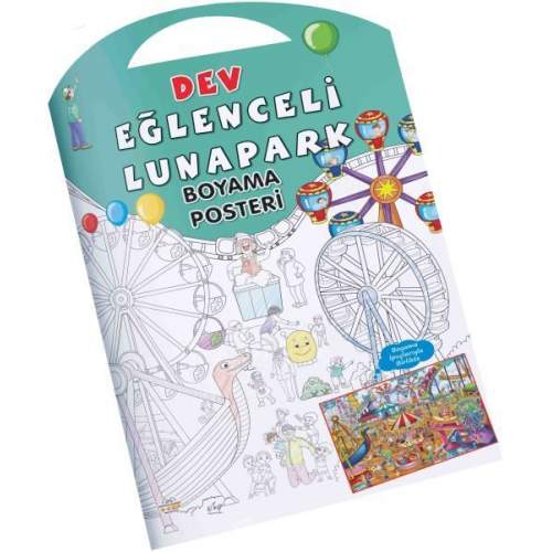 Eğlenceli Lunapark Dev Boyama Posteri (4022) Eğlenceli Lunapark Dev Boyama Posteri (4022)