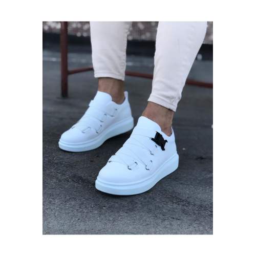 Beyaz Erkek Yüksek Taban Ayakkabı Beyaz Erkek Yüksek Taban Ayakkabı