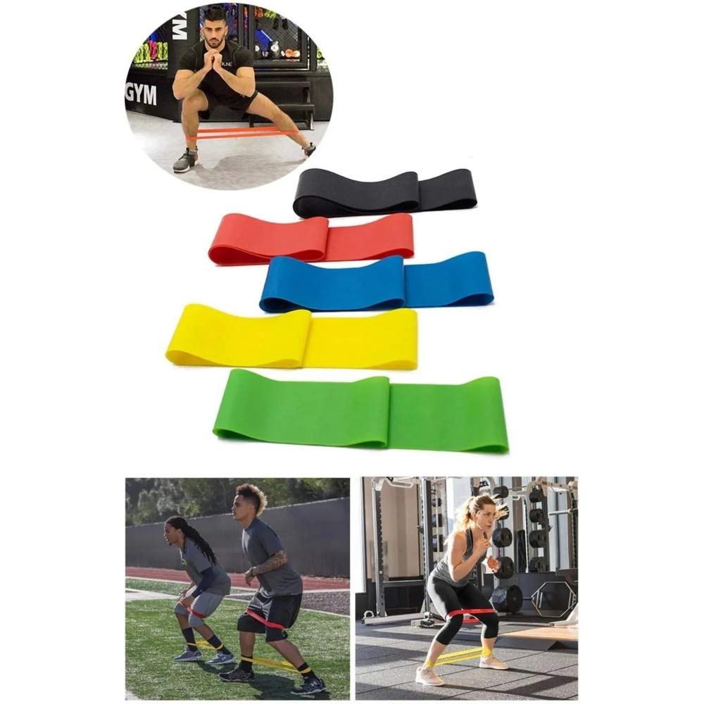 5 Li Set Aerobik Bandı Fitness Egzersiz Plates Direnç Lastiği Crossfit Kas Germe Ve Jimnastik Seti 5 Li Set Aerobik Bandı Fitness Egzersiz Plates Direnç Lastiği Crossfit Kas Germe Ve Jimnastik Seti