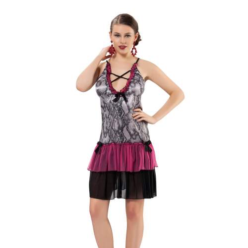 Renkli Dantel Gecelik Renkli Dantel Gecelik