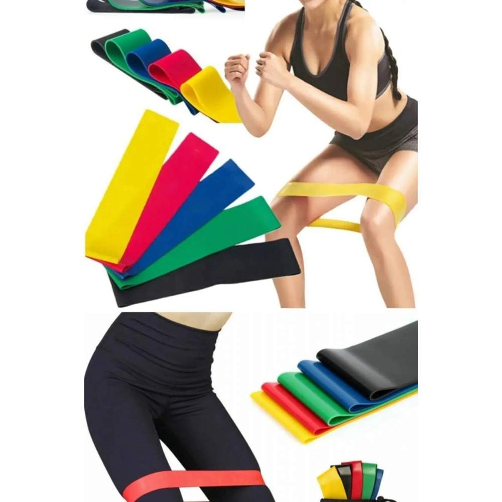 5 Li Set Aerobik Bandı Fitness Egzersiz Plates Direnç Lastiği Crossfit Kas Germe Ve Jimnastik Seti 5 Li Set Aerobik Bandı Fitness Egzersiz Plates Direnç Lastiği Crossfit Kas Germe Ve Jimnastik Seti