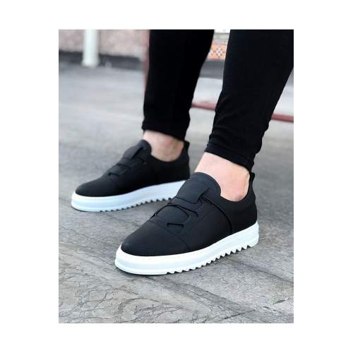 Siyah Erkek Casual Ayakkabı Siyah Erkek Casual Ayakkabı