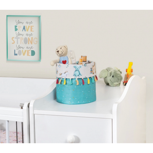 Baby Kullanımı Kolay Desenli Taşınabilir Düzenleyici Püsküllü Yuvarlak Sepet(yeşil) Baby Kullanımı Kolay Desenli Taşınabilir Düzenleyici Püsküllü Yuvarlak Sepet(yeşil)