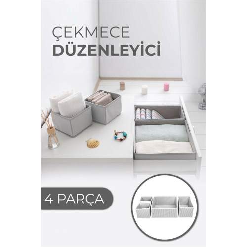 Çekmece Düzenleme Kutu Seti Organizer 4lü Set Çekmece Düzenleme Kutu Seti Organizer 4lü Set