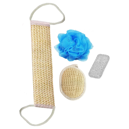 Sırt Ve El Kesesi Banyo Lifi Topuk Taşı 4 Parça Lif Ponza Banyo Seti Sırt Ve El Kesesi Banyo Lifi Topuk Taşı 4 Parça Lif Ponza Banyo Seti