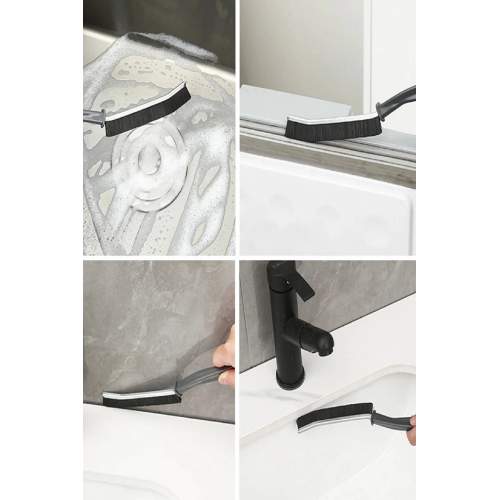 İnce Kıl Temizlik Fırçası Banyo Mutfak Pencere Oluk Klozet Kenarı Kavisli Detay Temizleme Fırçası İnce Kıl Temizlik Fırçası Banyo Mutfak Pencere Oluk Klozet Kenarı Kavisli Detay Temizleme Fırçası