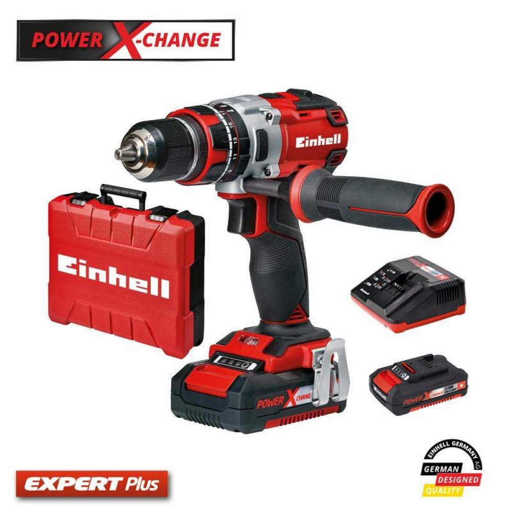 Einhell PXC TE-CD 18 Li-i BL Çift Akülü Darbeli Matkap Kömürsüz