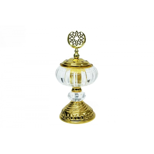 Cam Kömürlü Tütsü Buhurdanlık Cam Kömürlü Tütsü Buhurdanlık