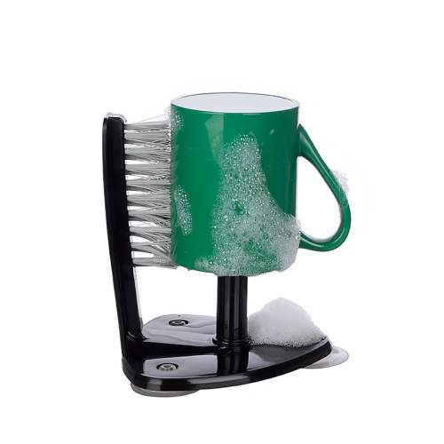 Çift Taraflı Vantuzlu Bardak Yıkama Fırçası Çift Taraflı Vantuzlu Bardak Yıkama Fırçası