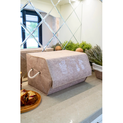 Köşeli Kapaklı Düzenleyici Çok Amaçlı Kolay Taşınabilen Organizer Keçe Kutu - 03501 Köşeli Kapaklı Düzenleyici Çok Amaçlı Kolay Taşınabilen Organizer Keçe Kutu - 03501