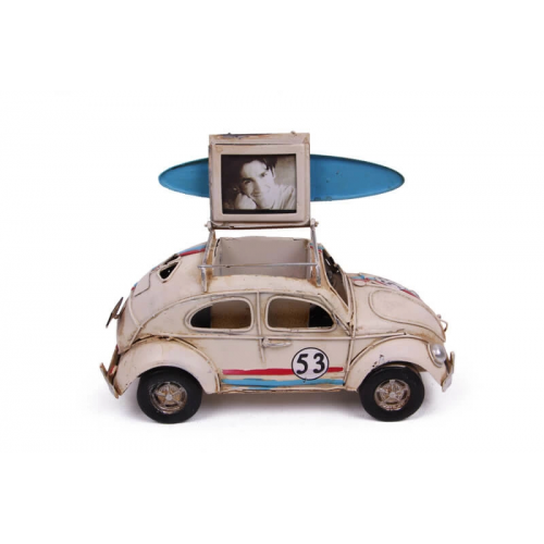 Vintage Tasarım Dekoratif Metal Araba Çerçeveli, Kalemlik Vintage Tasarım Dekoratif Metal Araba Çerçeveli, Kalemlik