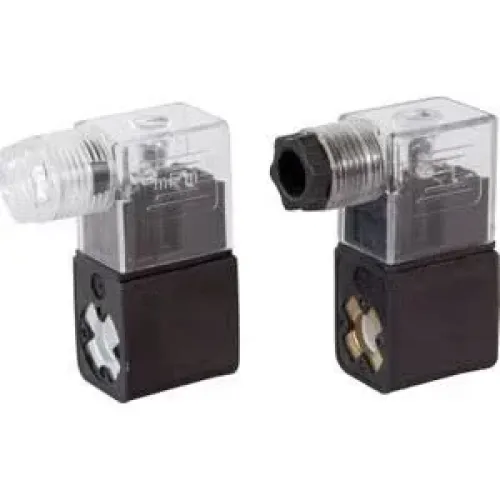 PNÖMATİK VALF YEDEK  8 MM BOBİN + SOKET 12V DC - 24V AC/DC - 110V AC  - 220V AC (Lisinya)