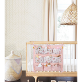 Baby 9 Cepli Bağlamalı Beşik Kenarı Düzenleyici (pembe)