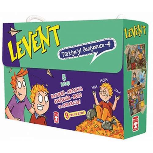 Levent Türkiyeyi Geziyorum - 4 (5 Kitap Takım) (4022) Levent Türkiyeyi Geziyorum - 4 (5 Kitap Takım) (4022)