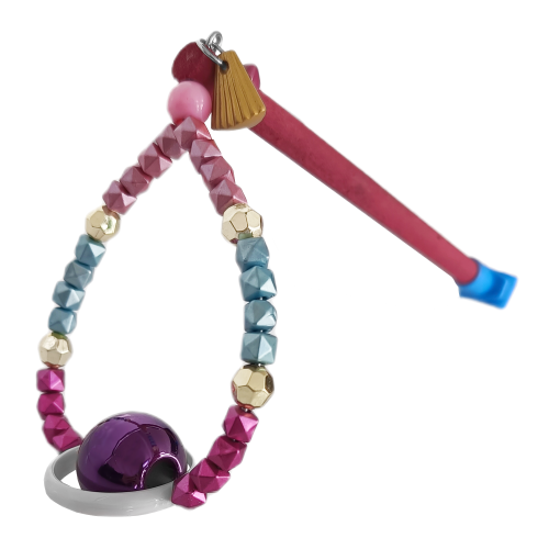 Tünekli Döner Toplu Kuş Oyuncağı 10 cm-16 cm Bordo Tünekli Döner Toplu Kuş Oyuncağı 10 cm-16 cm Bordo