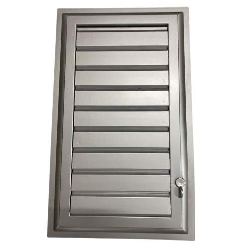 Plastik Menfez 25X45 Gümüş Banyo WC Havalandırma Plastik Menfez 25X45 Gümüş Banyo WC Havalandırma