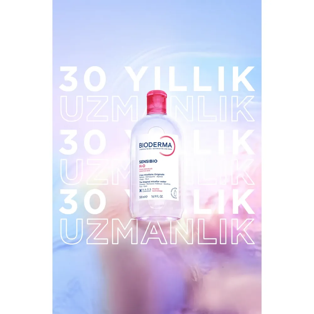 Bioderma Sensibio H2O Hassas ve Normal Ciltler için Micellar Makyaj Temizleme Suyu 500 ml