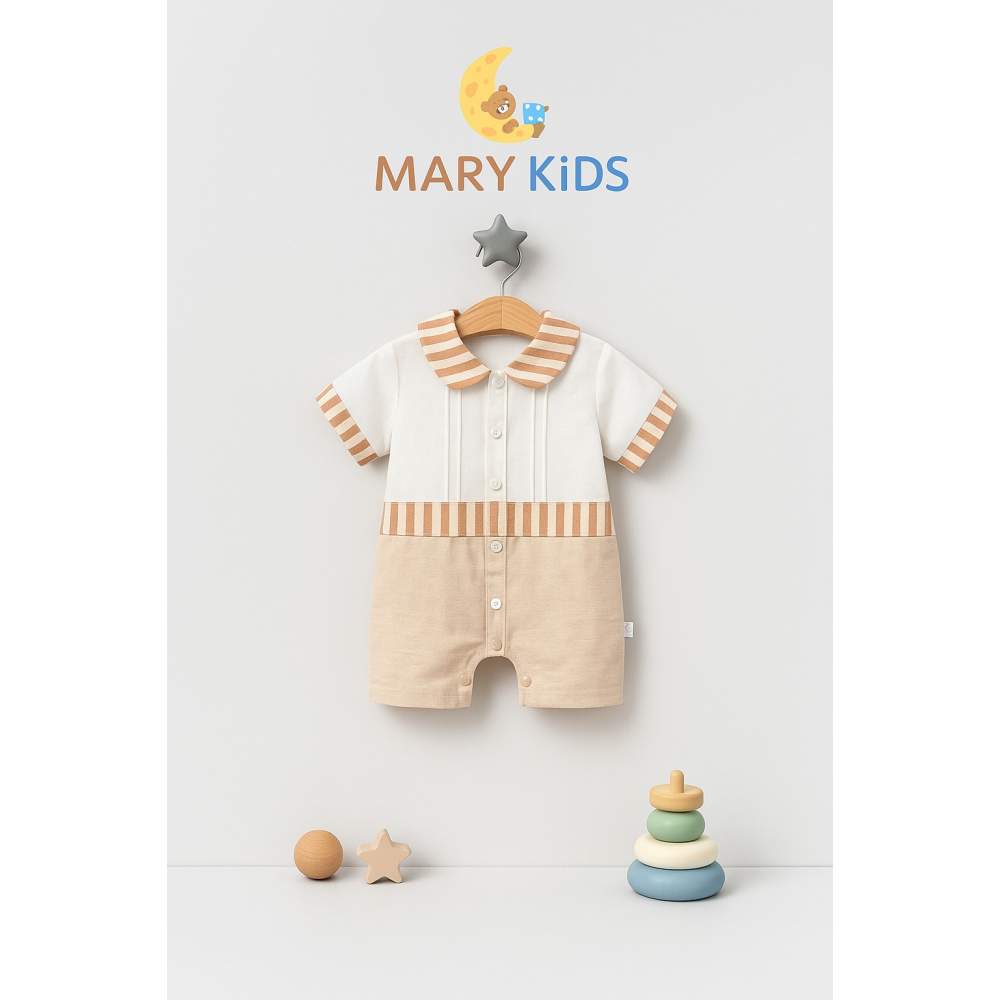 MARY KİDS Bebek Erkek Yazlık Tulum
