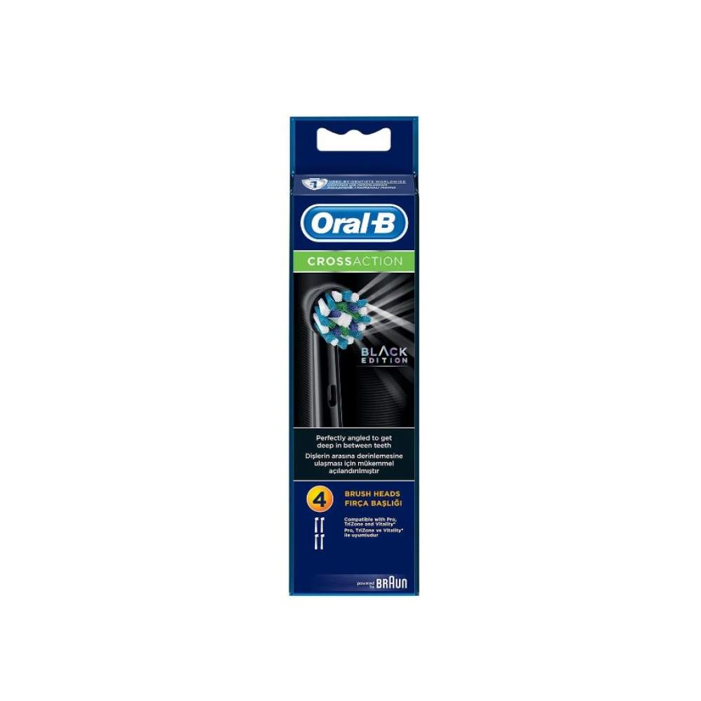 Oral-B Oral B Cross Actıon Black Edıtıon Yedek Başlık 2 Li