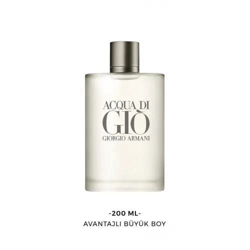 Giorgio Armani Acqua Di Gio EDT 200 ml Erkek Parfüm Giorgio Armani Acqua Di Gio EDT 200 ml Erkek Parfüm