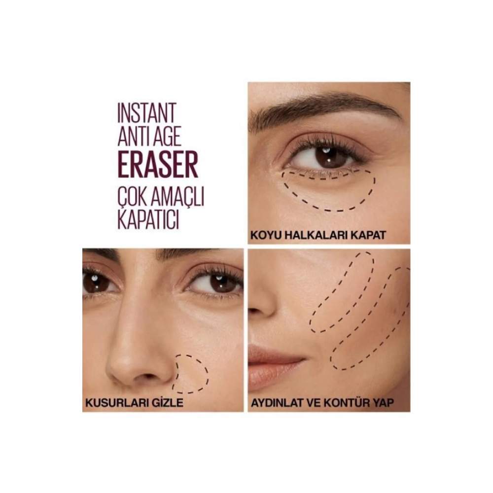 Maybelline New York Instant Anti Age Eraser 02 Nude Kapatıcı