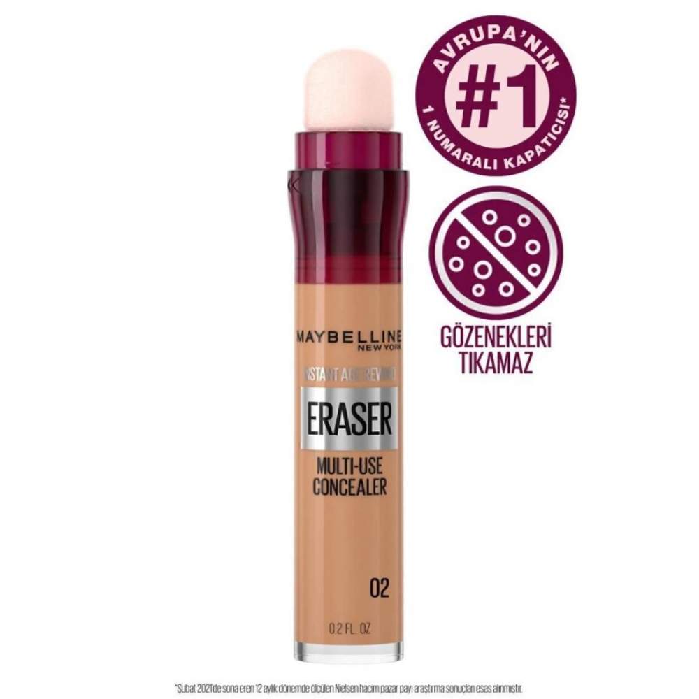 Maybelline New York Instant Anti Age Eraser 02 Nude Kapatıcı