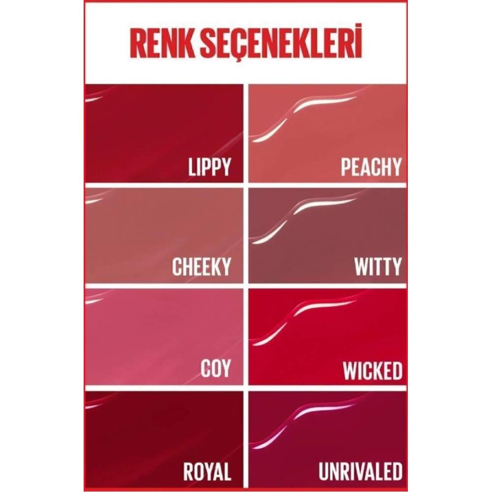 Maybelline Vinyl Ink No:35 Cheeky Likit Ruj