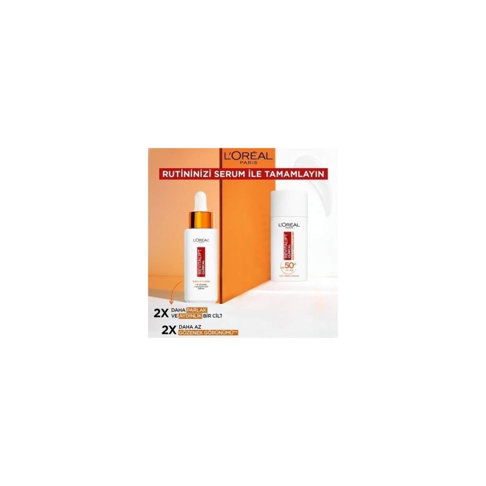Loreal Paris Revitalift Clinical SPF50+ 50 ml Yüz Güneş Kremi