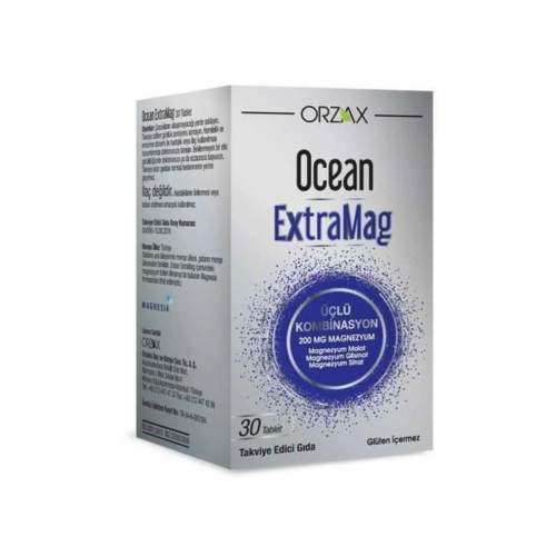 Orzax Ocean ExtraMag Üçlü Kombinasyon 30 Tablet Orzax Ocean ExtraMag Üçlü Kombinasyon 30 Tablet
