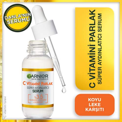 Garnier C Vitamini 30 ml Parlak Süper Aydınlatıcı Serum Garnier C Vitamini 30 ml Parlak Süper Aydınlatıcı Serum