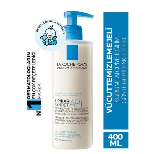 La Roche Posay Lipikar Syndet Ap+ 400 ml Temizleme Jeli La Roche Posay Lipikar Syndet Ap+ 400 ml Temizleme Jeli