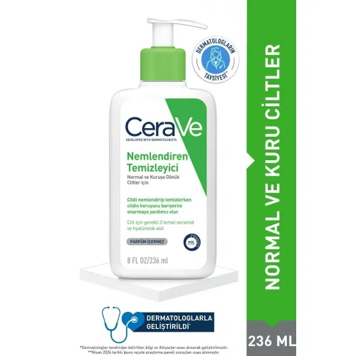 CeraVe 236 ml Hydrating Cleanser Nemlendiren Temizleyici CeraVe 236 ml Hydrating Cleanser Nemlendiren Temizleyici