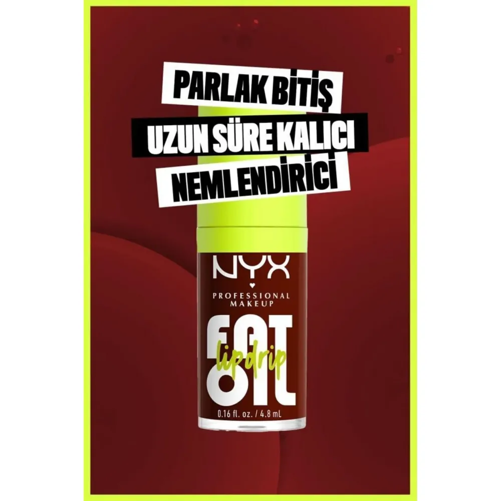 Nyx Status Update Fat Oil Lip Drip Parlatıcı Dudak Yağı