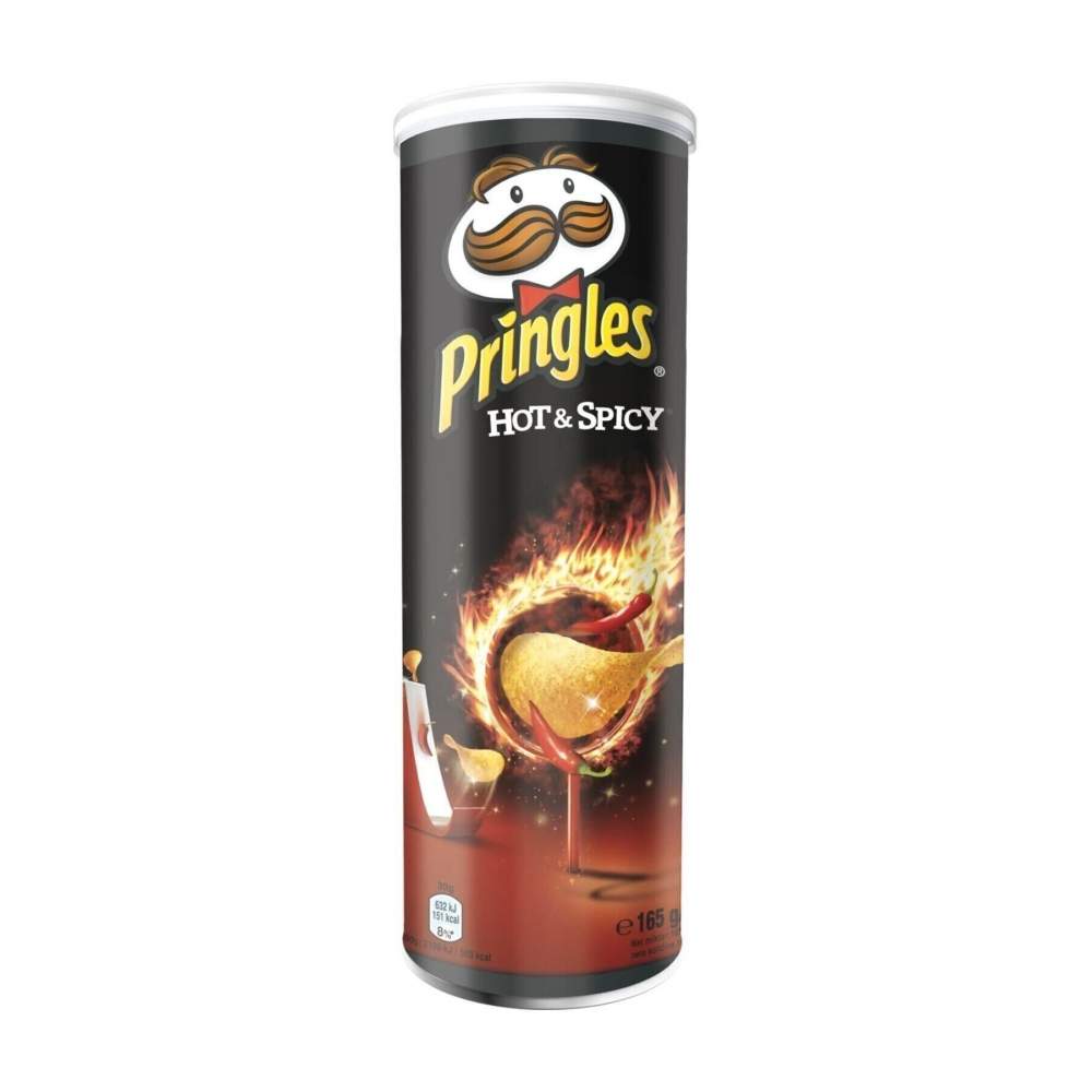 Pringles Hot & Spicy 165 gr Cips