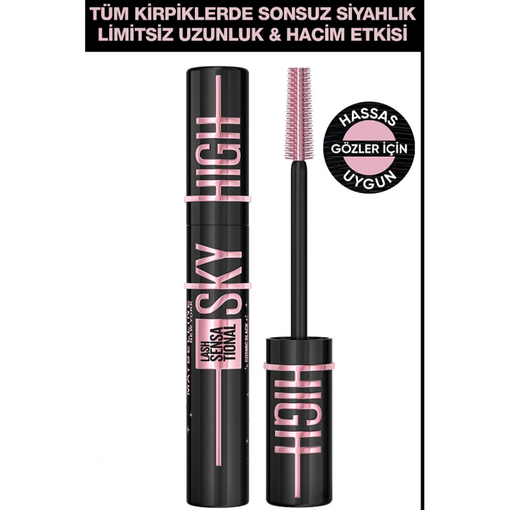 Maybelline New York Lash Sensational Sky High Cosmic Black Maskara