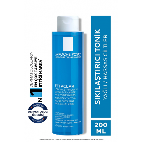 La Roche Posay Effaclar Sıkılaştırıcı Tonik 200 ML La Roche Posay Effaclar Sıkılaştırıcı Tonik 200 ML