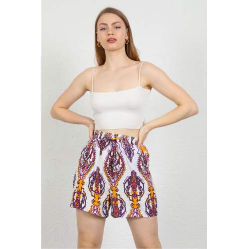 KAKTÜS Viskon Empirme Kumaş Etnik Desen Kadın Şort-Lila SDrvDJ8cASwO KAKTÜS Viskon Empirme Kumaş Etnik Desen Kadın Şort-Lila SDrvDJ8cASwO