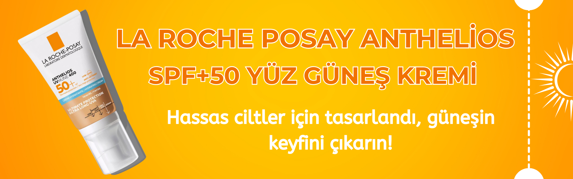 La Roche Posay Anthelios SPF+50 Yüksek Korumalı Güneş Kremi